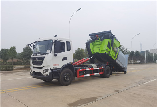 國六東風天錦12方勾臂式垃圾車-垃圾車生產廠家-程力垃圾車廠家銷售 國六東風天錦12方勾臂式垃圾車-垃圾車生產廠家-程力垃圾車廠家銷售