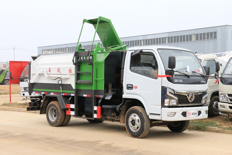 東風小福瑞卡掛桶垃圾車-東風5方掛桶垃圾車廠家直銷-湖北程力 東風小福瑞卡掛桶垃圾車-東風5方掛桶垃圾車廠家直銷-湖北程力