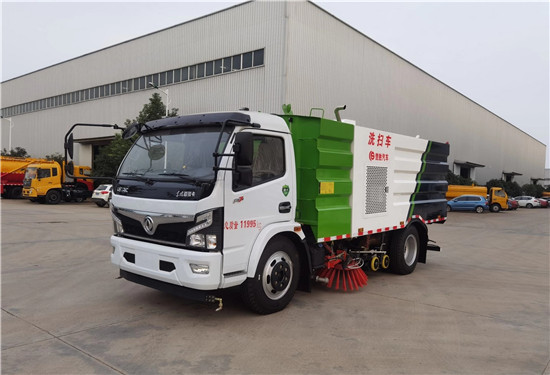 市政清洗掃路車國六 4.5方垃圾箱3.5方水箱-洗掃車廠家銷售 市政清洗掃路車國六 4.5方垃圾箱3.5方水箱-洗掃車廠家銷售